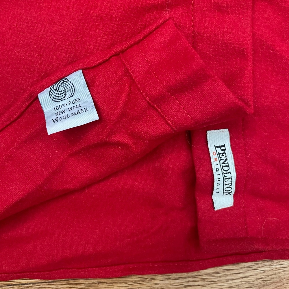 Pendleton Red Wool Buttondown - image 5